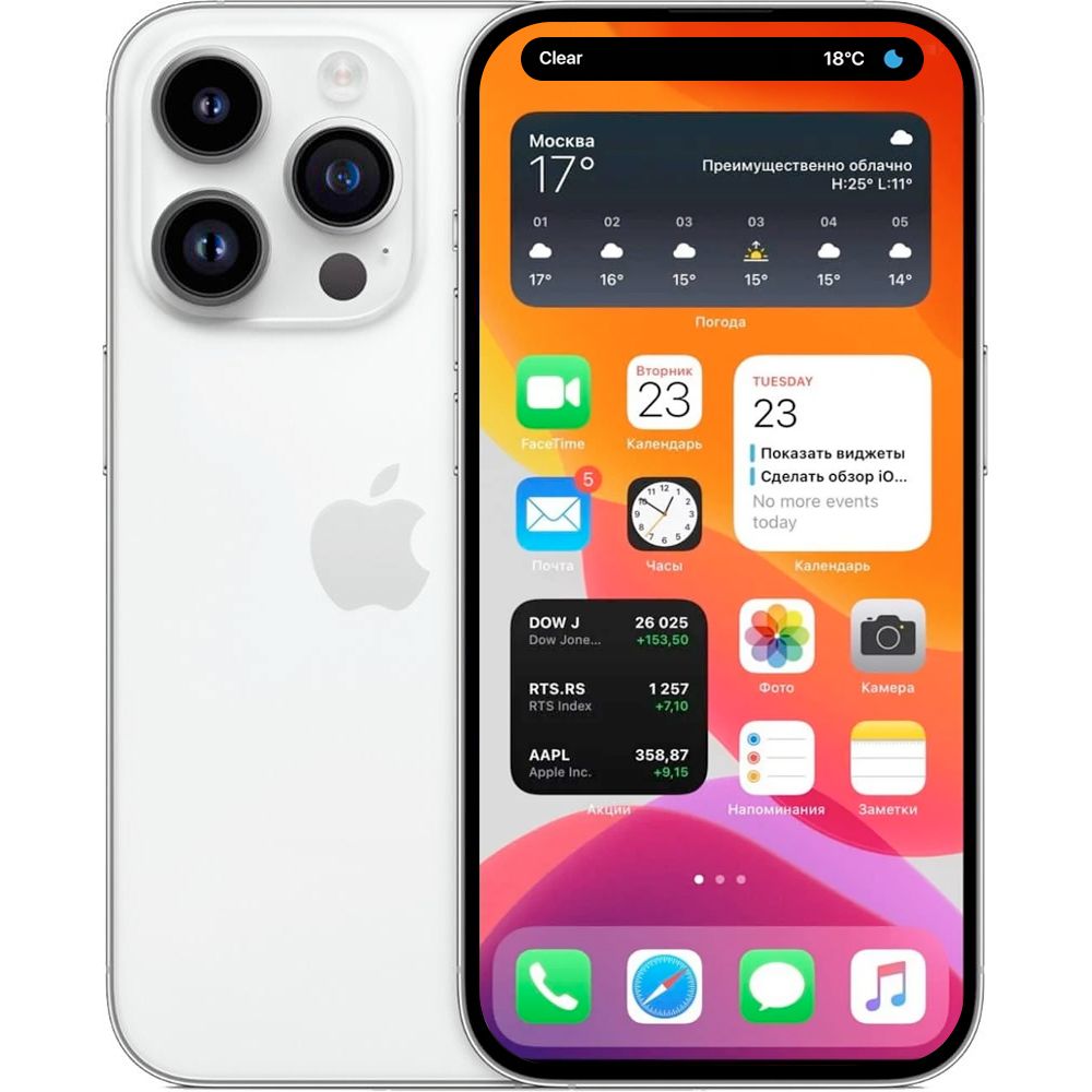 Apple iPhone 14 Pro 128gb Серебристый (Silver) (Грейд А)